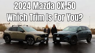 2024 Mazda CX50  GSL versus Meridian [upl. by Haelat471]