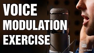 Vocal exercise for voice modulation  Voice modulation technique  Voice modulation kaise Kare [upl. by Gnuy]