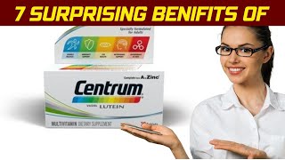 7 Health Benefits of Centrum Multivitamin  Centrum multivitamin review  Centrum silver [upl. by Haelem969]