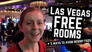 How we get FREE ROOMS in LAS VEGAS and Avoid Resort Fees [upl. by Chema]