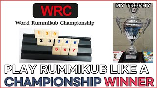 PLAY RUMMIKUB LIKE A CHAMPIONSHIP WINNER 99 [upl. by Ayardna]