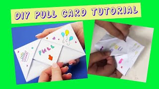 DIY Pull Card Tutorial  Ishy [upl. by Sobel]