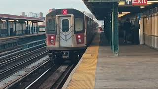 R142 amp R142A 4 train action  183rd st [upl. by Saravat703]