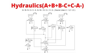 HydraulicsABBCCA Cascade Method3 Cylinder in Festo FluidSIMH by Dr Vivek Yakkundi [upl. by Branden]