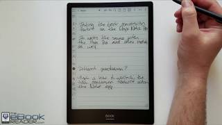 Onyx Boox Convert Handwritten Notes to Typed Text Feature [upl. by Oiramal479]