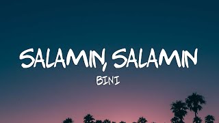 BINI  Salamin Salamin Lyrics [upl. by Vtarj]