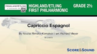 Capriccio Espagnol arr Richard Meyer – Score amp Sound [upl. by Joachim]