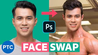 Swap Faces In Photoshop FAST amp EASY [upl. by Rajiv346]