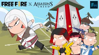 Assasin Creed Battle  Free Fire Animation  by  FIND MATOR [upl. by Rafe]