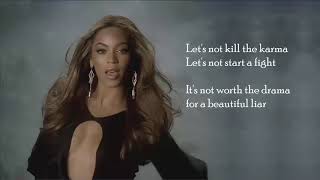 Beyoncé amp Shakira Beautiful Liar Lyrics [upl. by Lyford567]