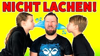 Eskalation bei der TRY NOT TO LAUGH Flachwitze Challenge 😂LuluampLeon [upl. by Assirod]