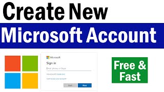 How To Create a New Microsoft Account  Microsoft Account  How To Create Microsoft Account 2023 [upl. by Ehttam]