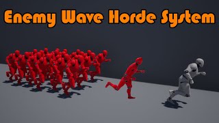 Enemy Horde Wave System  Unreal Engine Tutorial [upl. by Adnola]