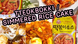 SIMPLE AND EASY CHEESY TTEOKBOKKI RECIPE POPULAR KOREAN FOOD [upl. by Nicolau566]