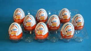 9 Kinder Joy Surprise Eggs​​​ [upl. by Natica154]