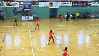 Entrenamiento de balonmano ataqueuno contra uno [upl. by Ochs]