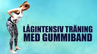 Lågintensivt träningspass med gummiband ståendelåg pulsinga hopp på 16 minuter [upl. by Mueller83]