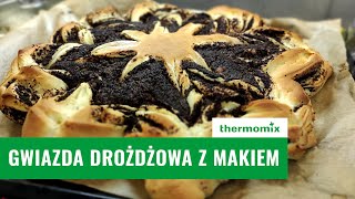 Gwiazda drożdżowa z makiem  Thermomix [upl. by Llerut]