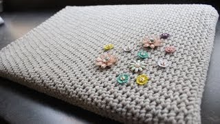 Basic Crocheted Laptop Sleeve [upl. by Larina]