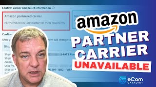 Amazon Partner Carrier is Unavailable  How To Fix Amazon Shipping LTL Shipping Problems [upl. by Lorolla]