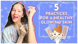 Five Best Practices For A Healthy Glowing Skin  Skincare Tips [upl. by Gian682]