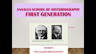 Annales historiography  First Generation [upl. by Ellenid833]