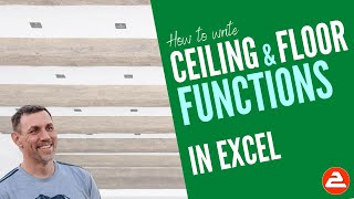 CEILING and FLOOR Excel Functions with examples [upl. by Eerot]