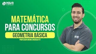 Matemática Para Concursos Geometria Básica [upl. by Leslee]