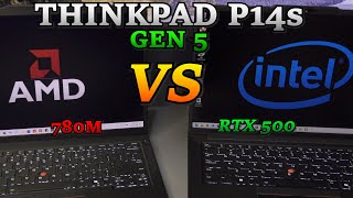 ThinkPad P14s Gen 5 AMD vs Intel Comparison  Slap Tech [upl. by Mharg]