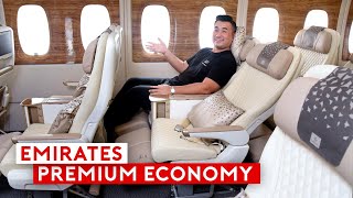 Emirates New Premium Economy and Upgraded Cabin on A380 [upl. by Grania]