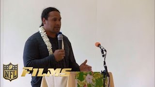 Troy Polamalu visits American Samoa  NFL Films Presents Show 9 [upl. by Eittap]