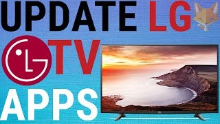 📺 LG Smart TV How To Update Apps [upl. by Idmann]