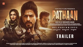 PATHAN  Official Trailer 2022  Shah Rukh Khan  Deepika Padukone  John Abraham FanMade [upl. by Eedeed704]