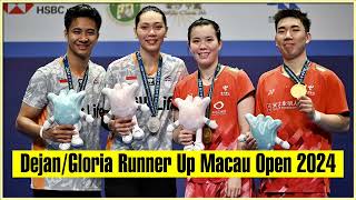 Dejan FerdinansyahGloria Emanuelle Widjaja  Runner Up Macau Open 2024 [upl. by Timothy]