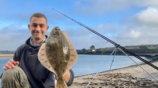 Shore Fishing UK  Flounder and Bass Fishing in an Estuary  The Fish Locker [upl. by Goldsmith]