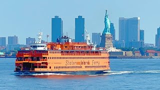 Staten Island Ferry 2024 Complete Ride in 4K  New York City [upl. by Yevrah]