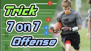 7 on 7 Trick Flag Football Plays [upl. by Lash]