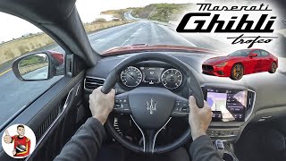 The Maserati Ghibli Trofeo is a Gifted Artist with a Small Audience POV Drive Review [upl. by Tedda]