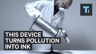 This device turns air pollution into ink [upl. by Brost]