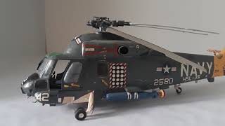 Kaman SH2F Seasprite Paper Model 132 US Air Force [upl. by Ardisj]