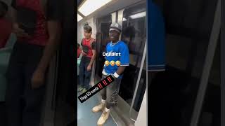 foreigner spots 50cent riding subway newyork nyc curtisjackson [upl. by Seften]