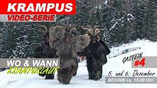 Gasteiner Krampuslauf 2023 WO amp WANN sind die Krampus  Passen in Bad Gastein [upl. by Ailhat]