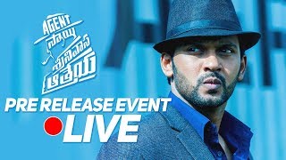 Agent Sai Srinivasa Athreya Movie Pre Release Event LIVE  Naveen Polishetty  Manastars [upl. by Eisler]