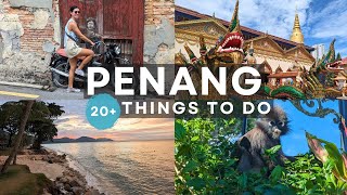 20 Things to Do in Penang Malaysia  4K Penang Travel Guide [upl. by Itnahs222]