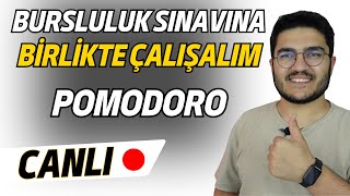 Bursluluk Sınavına Birlikte Çalışalım POMODORO  🔴 CANLI [upl. by Haslam]