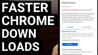 How to Enable Parallel Downloads in Google Chrome for Android [upl. by Kolnos]