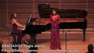 “Elegia Eterna” by Enrique Granados  Elena Villalón soprano [upl. by Aynatahs]