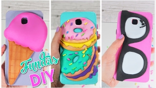 FUNDAS PARA CELULAR CASERAS DIY  MANUALIDADES FACILES Y SENCILLAS [upl. by Cherlyn]