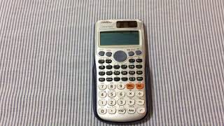 COMMENT RÉINITIALISER VOTRE CALCULATEUR CASIO ¡TRÈS FACILE  fx991ES PLUS [upl. by Enihpled]