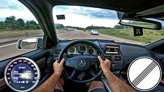 Mercedes Benz C350 Cdi 231PS W204 2010  Top Speed German Autobahn [upl. by Touber574]